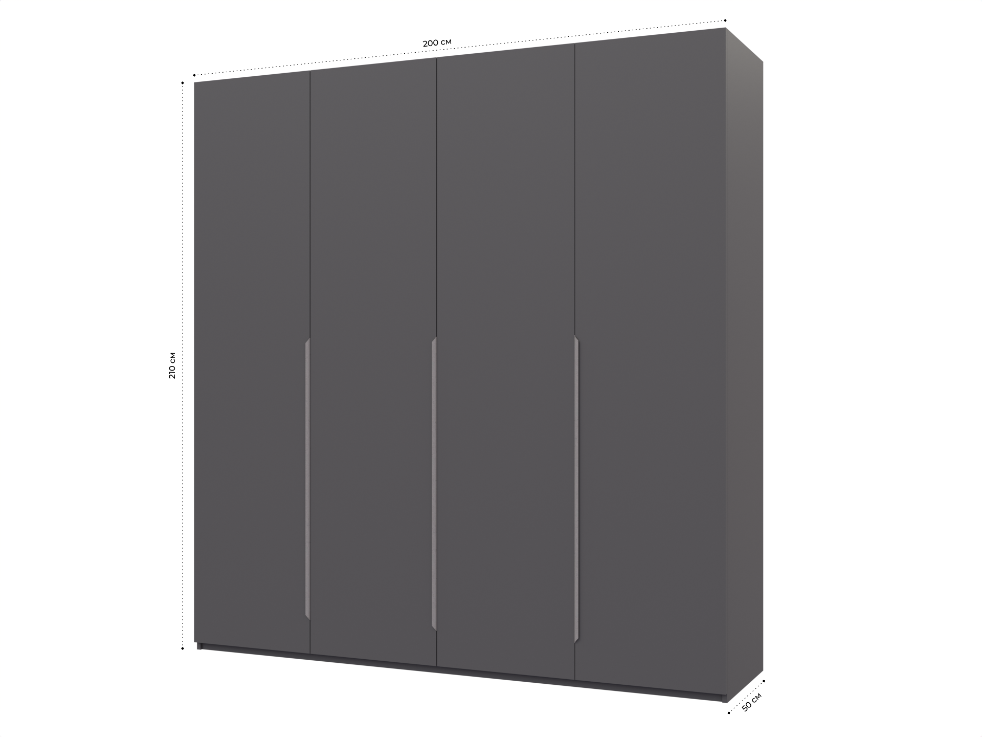 Пакс Альхейм 14 grey (silver) ИКЕА (IKEA) изображение товара