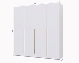 Изображение товара Пакс Альхейм 14 white (gold) ИКЕА (IKEA) на сайте bintaga.ru