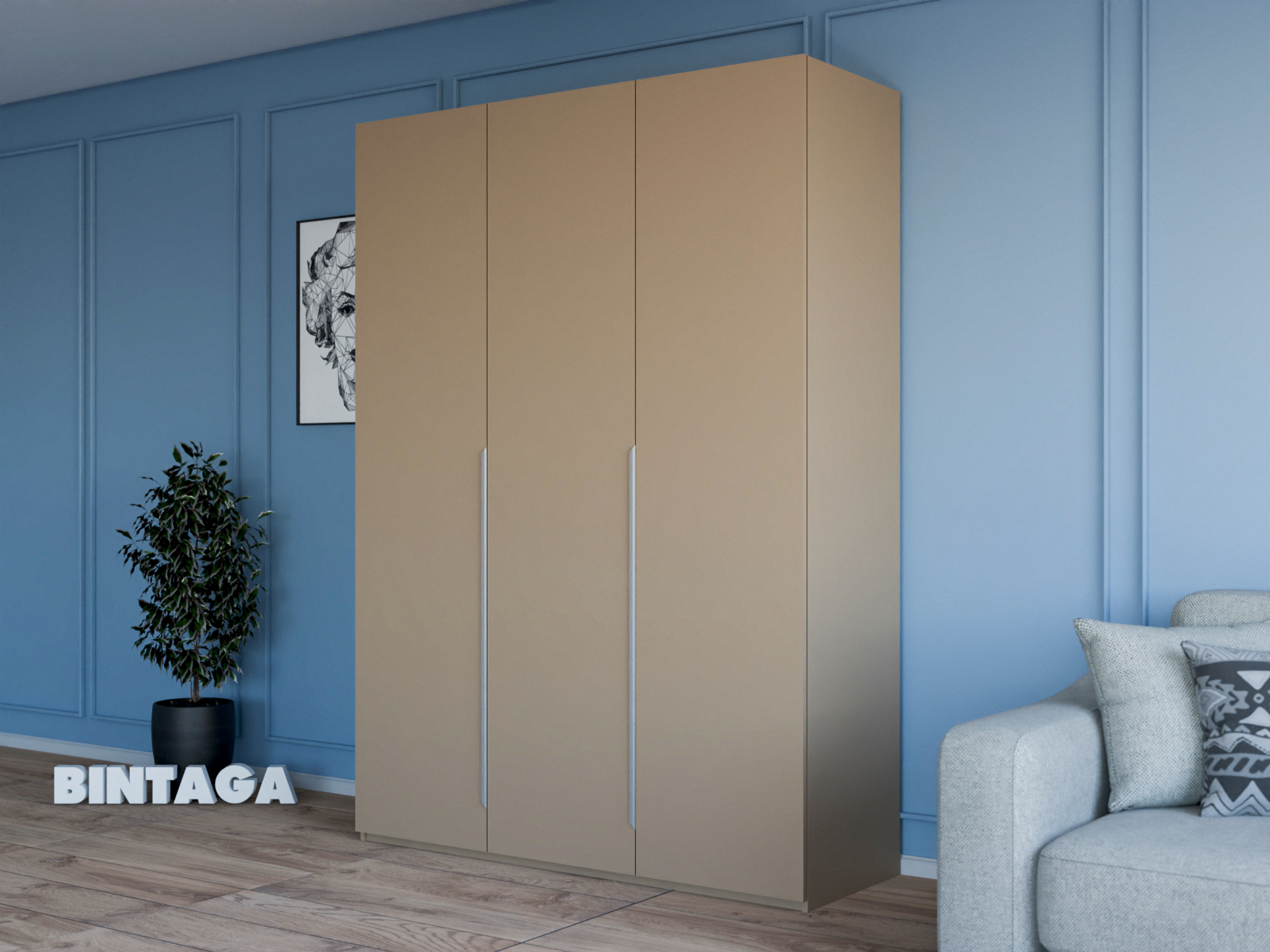 Пакс Альхейм 13 brown (silver) ИКЕА (IKEA) изображение товара