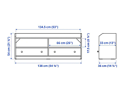 Изображение товара Хауга 332 white ИКЕА (IKEA) на сайте bintaga.ru