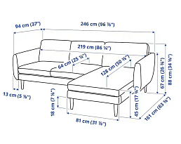 Изображение товара Смедсторп gray ИКЕА (IKEA) на сайте bintaga.ru