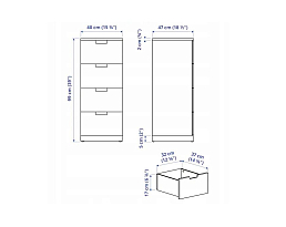 Изображение товара Нордли 28 white ИКЕА (IKEA) на сайте bintaga.ru
