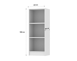 Изображение товара Билли 117 white ИКЕА (IKEA) на сайте bintaga.ru