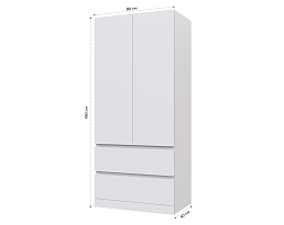 Изображение товара Мальм 313 white ИКЕА (IKEA) на сайте bintaga.ru