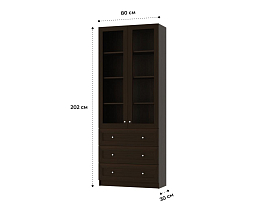 Изображение товара Билли 355 brown ИКЕА (IKEA) на сайте bintaga.ru