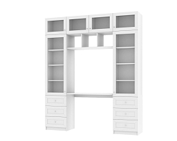 Изображение товара Билли 365 white ИКЕА (IKEA) с рабочим местом на сайте bintaga.ru