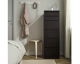 Изображение товара Мальм 28 black ИКЕА (IKEA) на сайте bintaga.ru